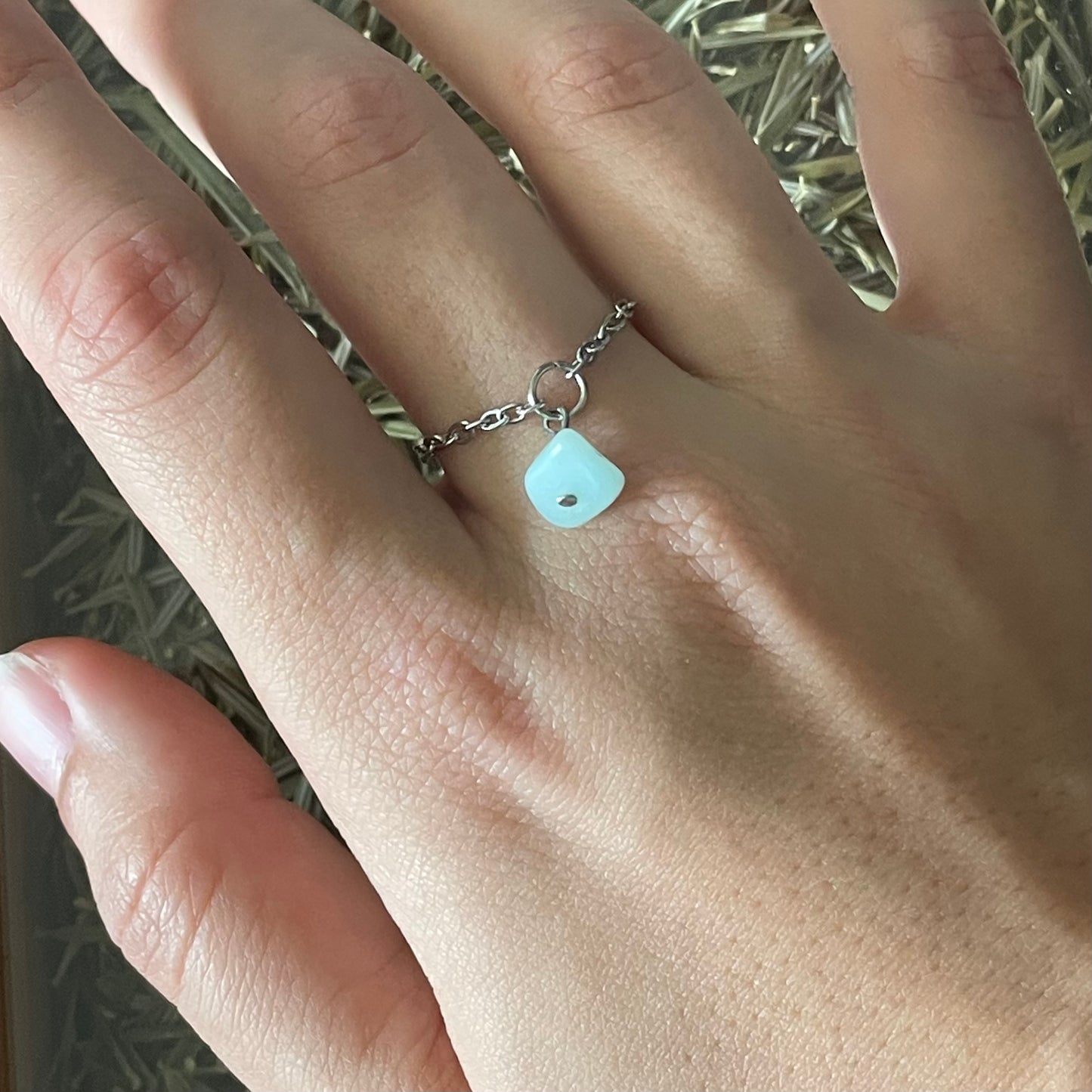 BAGUE AMAZONITE