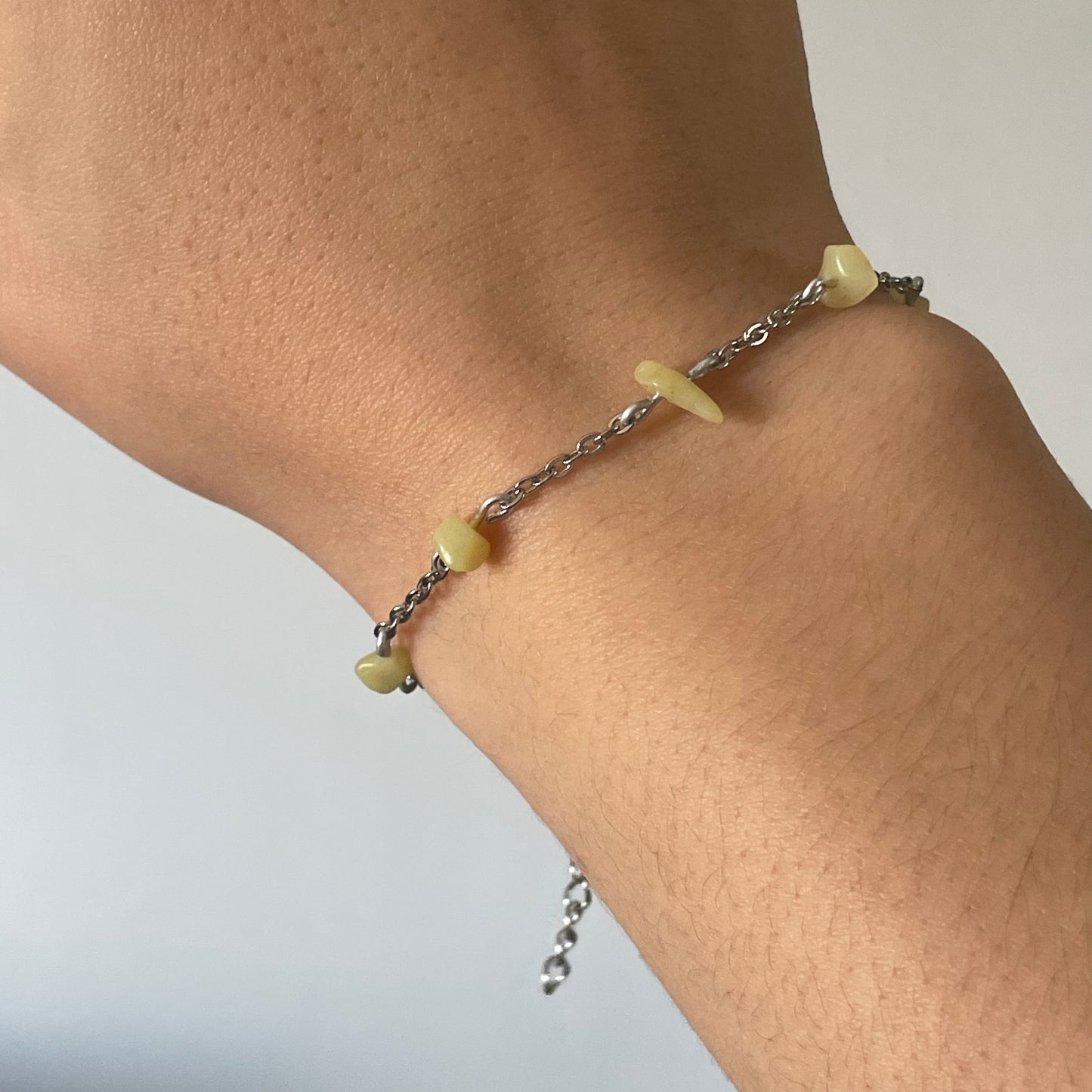 BRACELET JADE JAUNE