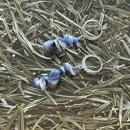 BOUCLES D'OREILLES LAPIS LAZULI